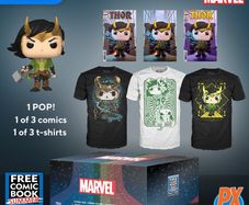 Funko Marvel: Loki Pop & Tee Mystery Box