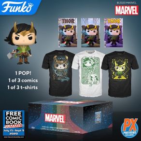 Funko Marvel: Loki Pop & Tee Mystery Box