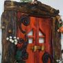 Rustic driftwood enchanted door shelf Image 5