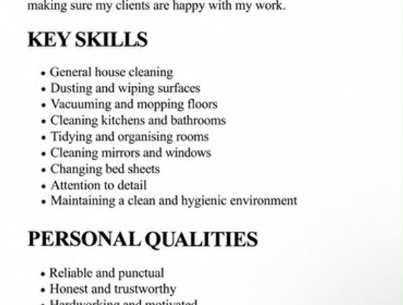 Cleaning