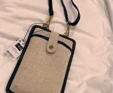 Phone bag / pouch with zip pocket