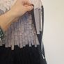 Size 8 Sleeveless Ombre Fringe Dress Image 4