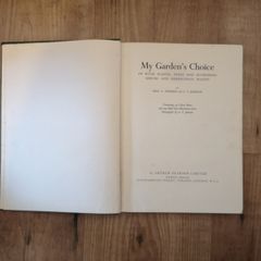 SALE! My Garden's Choice Stephens, Theo A. & Johnson, A.t Published By C. Arthur Pearson, London In 1941 (Gardener Helen Dillons copy)