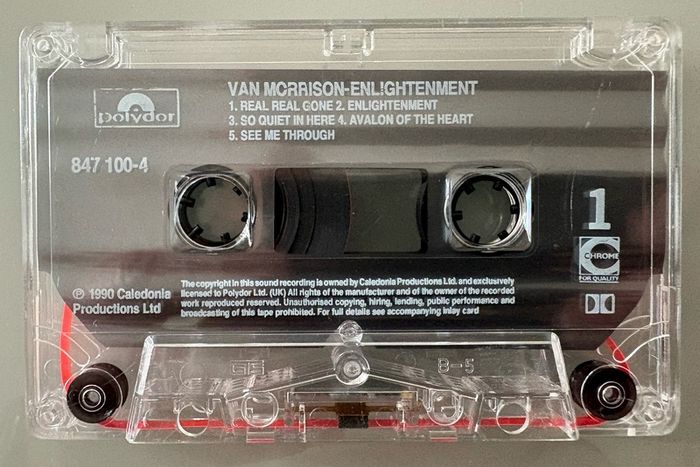 Van Morrison - Enlightenment. Super condition - as new. Still features its original Golden Discs price tag.