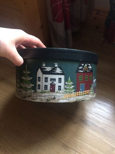 christmas decorative boxes x 3