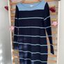 dress Bnwt gap navy striped jumper dress size small 30% wool Image 3