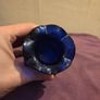 John Shelton Cobalt Blue Glass Vase - Signed Image 4