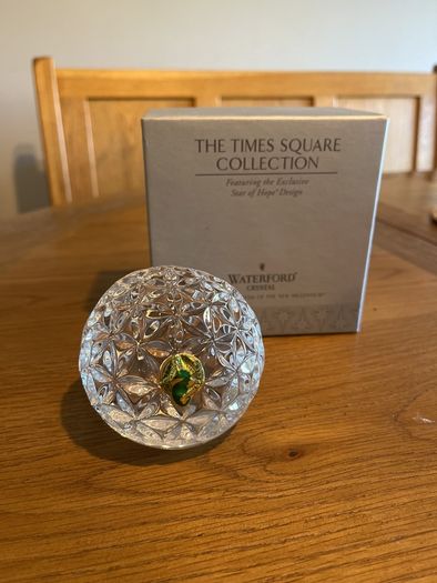 Waterford Crystal paper weight- millennium star of hope