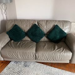Free - DFS 3 seater leather sofa