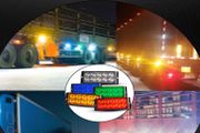 2pcs Truck Multi-Purpose stay on or flashing 12/24V LED Light Bar