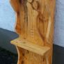 Rustic Driftwood Couple Floating Shelf Image 3