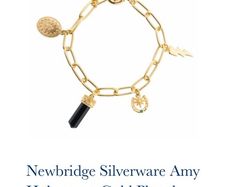 Newbridge silverware charm bracelet