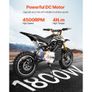 1800W Electric Brushless DC Motor Kit - 48V 4500rpm Motor with Upgraded Speed Controller and Foot Pedal Throttle Kit for Go Karts E-Bike Motorcycle Scooter DIY Image 6