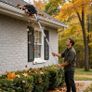 Gutter Cleaning Tools Kit 4M Telescopic Gutter Cleaner Roof with Adjustable Angle Pole Gutter Brush Scoop Roof Cleaning Equipment for Removing Leaves Debris from Gardens Ditches Villas Town Houses Image 5