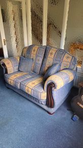 Traditional Fabric Sofa Set 3-Seater and 2-Seater Suite
