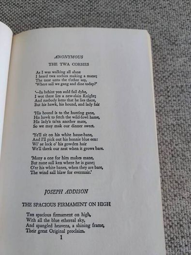 Treasury of Poems 1949 hardback 400 pages in very good condition with signs of wear on the cover see photos FREE STANDARD POSTAGE INCLUDED