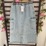 skirt bnwt utility style denim skirt size small sisters point premium boutique brand Image 2