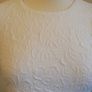 Topshop Ladies White Jacquard Skater Dress With Side Cut Outs UK8 Payment By REVOLUT or PAYPAL Image 5