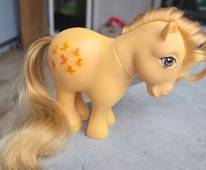 Butterscotch Original Ponies Flat Foot FF MLP G1 My Little Pony 1982