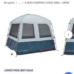 decathlon camping shelter