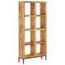 Bookshelf 80x25x175 cm Solid Mango Wood Image 2