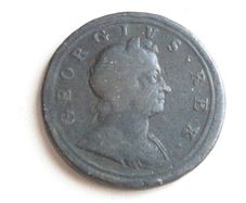 Scarce 1723 halfpenny