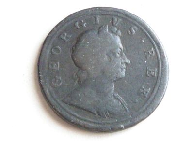 Scarce 1723 halfpenny
