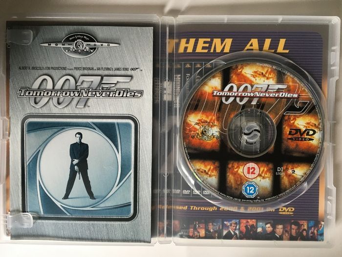 007 James Bond - Tomorrow Never Dies [1997] Pierce Brosnan [Movie DVD]