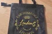 London Knightsbridge Tote Bag, Large size, retails at 100 Euros
