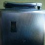 Vintage Colibri Monopol Cigarette Case and lighter. Silver Plated metal. Petrol. 1950's Image 4