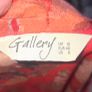Gallery Red Floral Chiffon Blouse UK 12 Boho Occasion Floaty Top EU40 Image 6