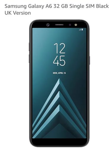 Samsung A6 Phone