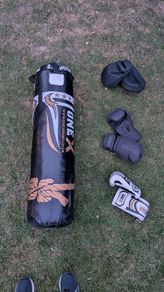 Punch Bag & Boxing Gloves