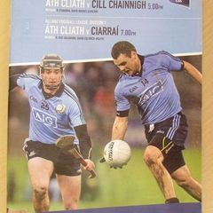 2014 - Dublin v Kilkenny Hurling League - Dublin v Kerry Football League Programmes