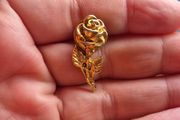 Irish Vintage Small Rose Pin Brooch