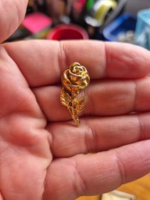 Irish Vintage Small Rose Pin Brooch