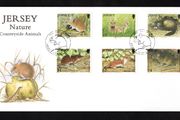2007 Jersey Countryside Animals Common Shrew, Stoat, Brown Rat Commemorative Stamps First Day Cover (FDC)