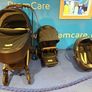 Cybex Priam Platinum Rose Gold 3in1 Travel System. Professionally Cleaned Image 2