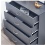 BRAND NEW 5 Drawers Shoe Cabinet Cupboard Shoe Storage Organizer Pull Down Wooden Furniture Unit Image 2