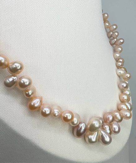 Perl Tucson Finds - Natural AAA Multi-Color Freshwater Pearl Necklace