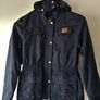 Diesel waxed style parka coat size small pit to pit 18" Navy Cotton/polyester In excellent condition Image 6