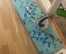 iron and ironing board