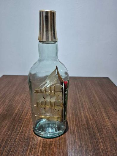 vintage ship in a bottle