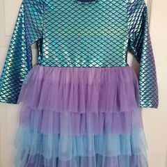 Mermaid dress. 7-8 yrs, 128 cm