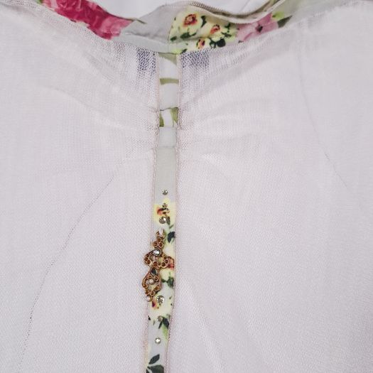 Elisa Cavaletti Multicolor Luxury Italian Floral Cardigan Top Set Size XL