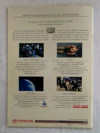 Vintage 1994 Toyota Celica Dealer Sales Brochure - Rare Original