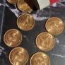 Unc chicken pennies 1968 In original tube Image 4