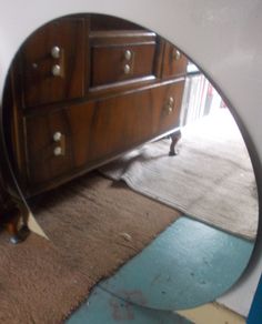 Round Mirror, unframed, 2.5' diameter