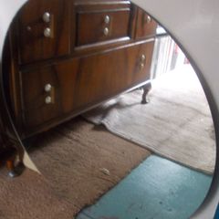 Round Mirror, unframed, 2.5' diameter