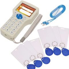 10 Frequency NFC Card Copier Reader Writer for IC ID Cards +125kHz Cards IR